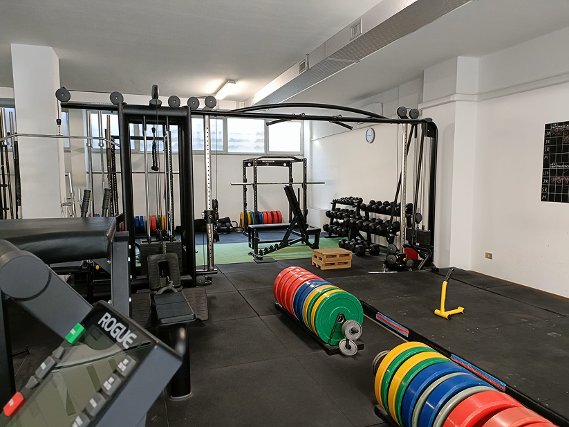 La palestra vista laterale